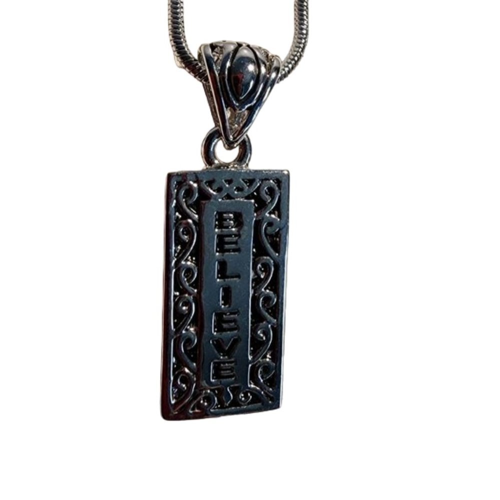 Alexa's Angel's BELIEVE Necklace NEW